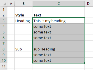 microsoft excel docs