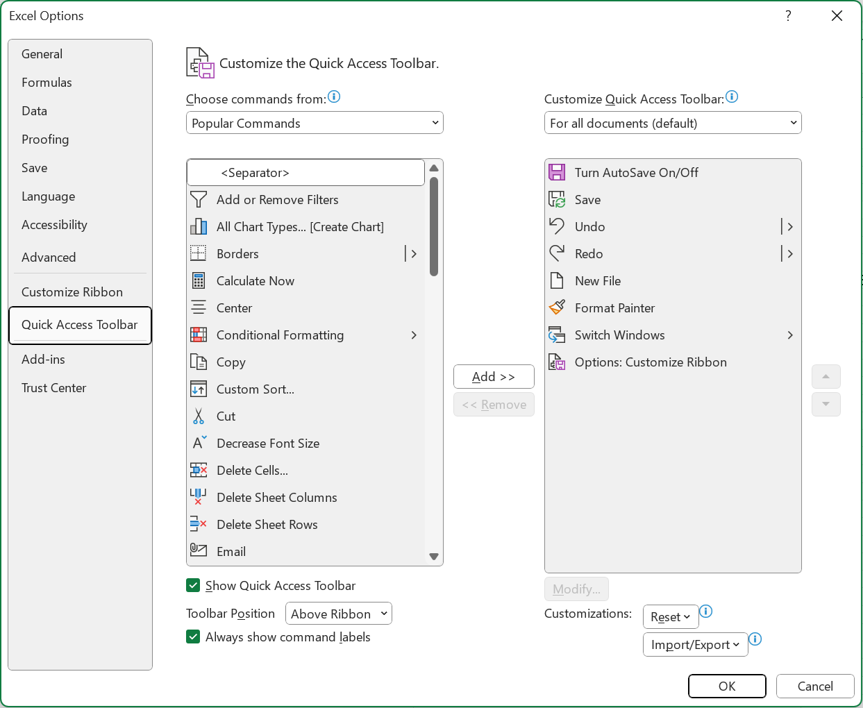 microsoft excel docs