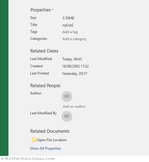 microsoft excel docs